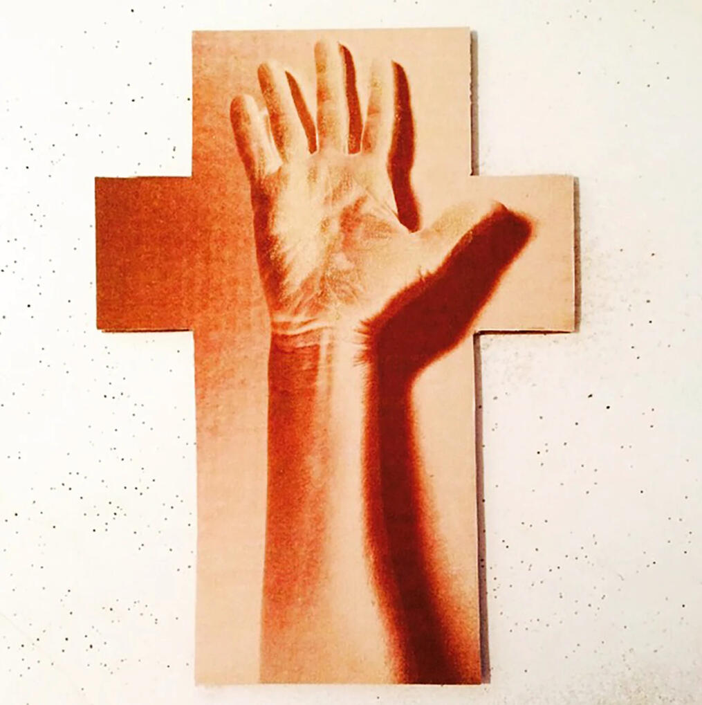 Photo image on cardboard