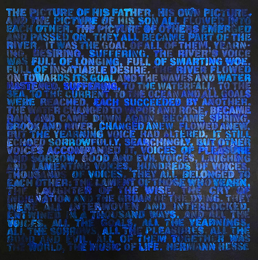 All of This. Acrylic on Wood, 24" x 24"