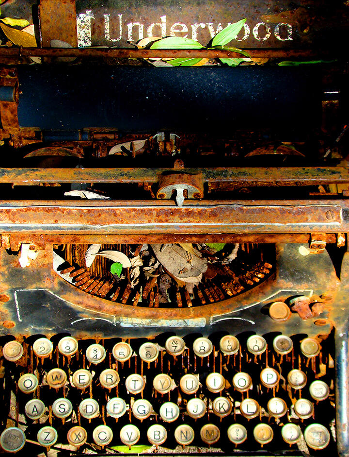 Vintage Typewriter. Photograph