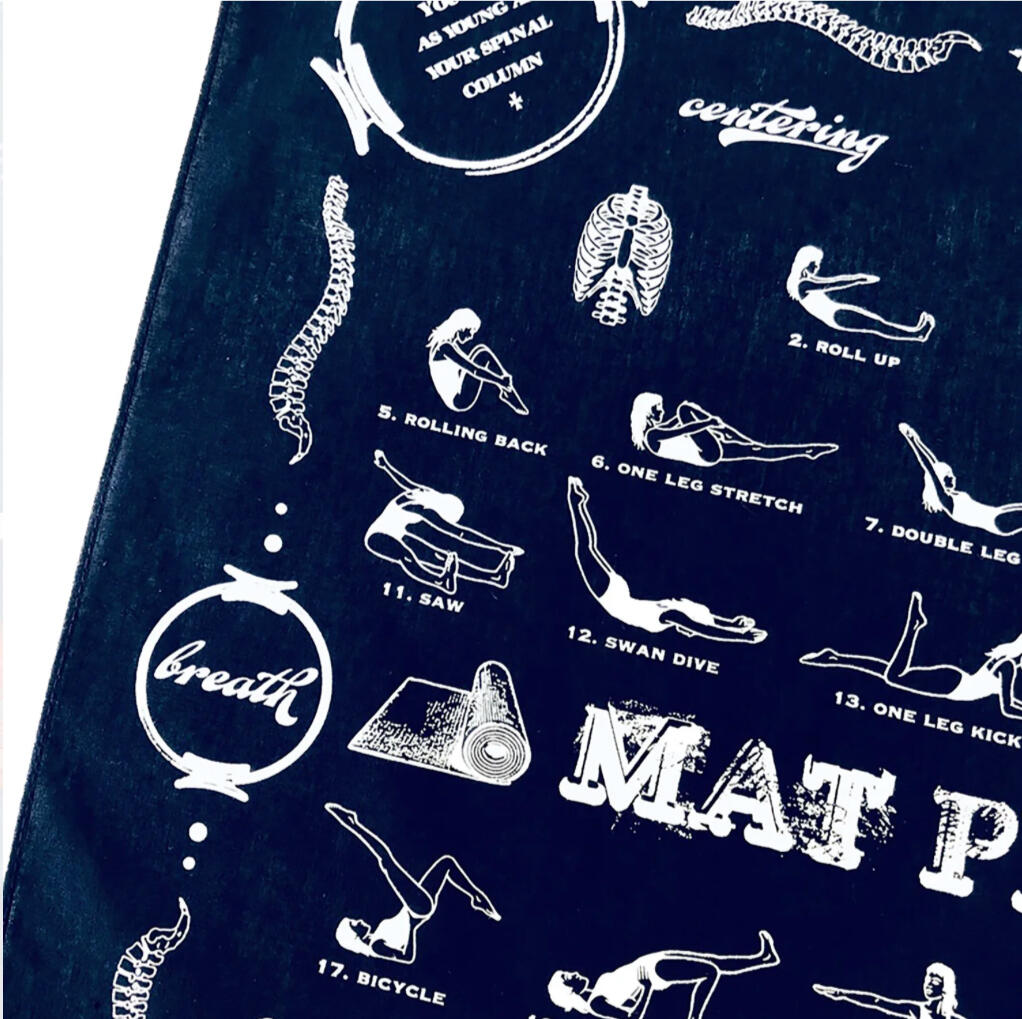 Pilates Bandana, detail